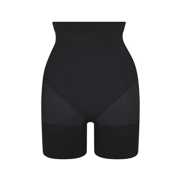 NEW SKIMS EVERYDAY SCULPT HIGH-WAISTED MID THIGH SHORT XS ONYX - Picture 3 of 7
